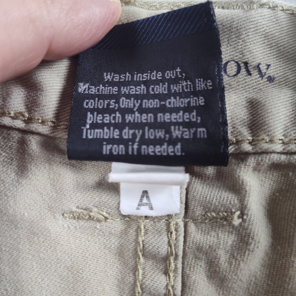 Croft & Barrow Cargo Shorts Mens 46 Khaki Excellent Cotton Elastic Waist Utility - Picture 6 of 10